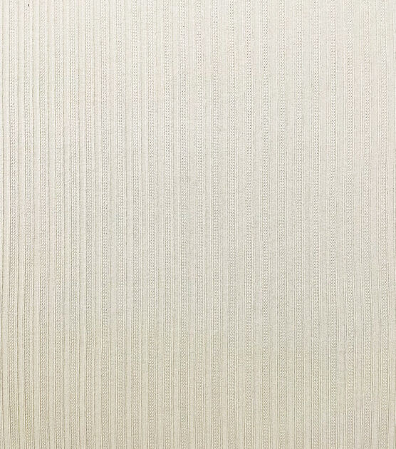 Ivory Solid Pointelle Knit Fabric