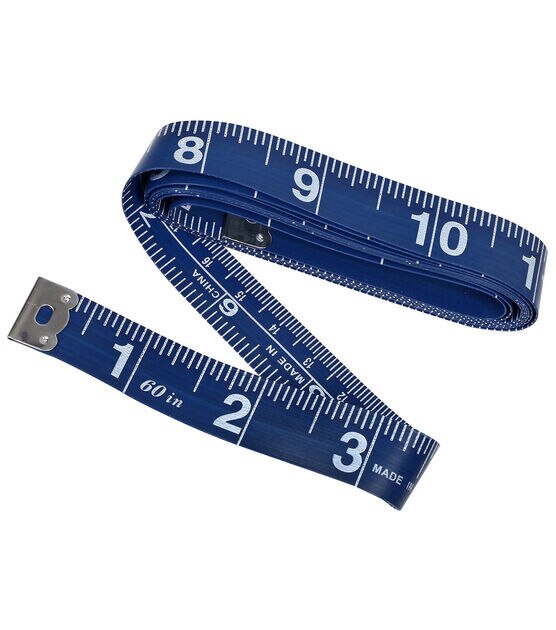 Top Notch 60 Vinyl Double Sided Tape Measure - White - Quilting Supplies - Sewing Supplies