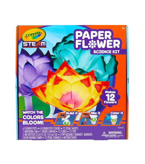 Crayola 12ct Steam Paper Flower Science Kit