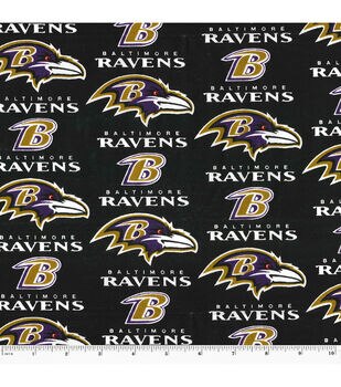 Cotton Fabric - Sports Fabric - NFL Football Baltimore Ravens - 4my3boyz  Fabric