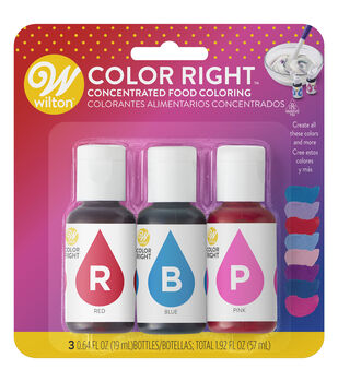 Wilton Color Right Performance Food Color Kit - 8 count, 5 fl oz box