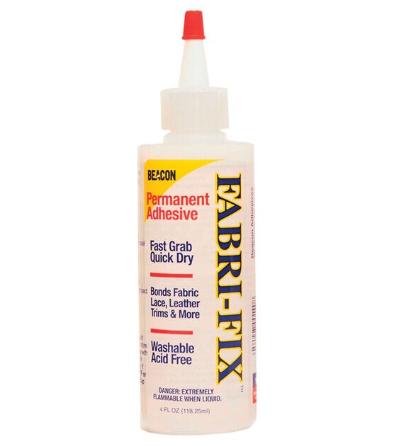 Beacon Fabri-Fix Permanent Adhesive - 8 oz, Bottle