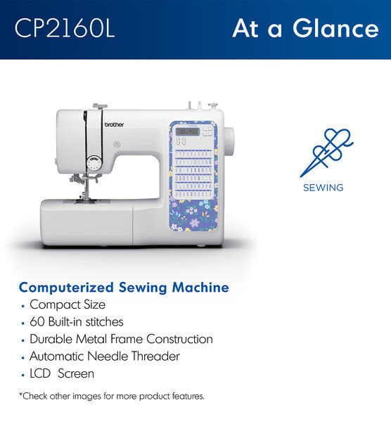 Advanced Crafting Sewing Machine, 12 Built-In Stitches Lavender