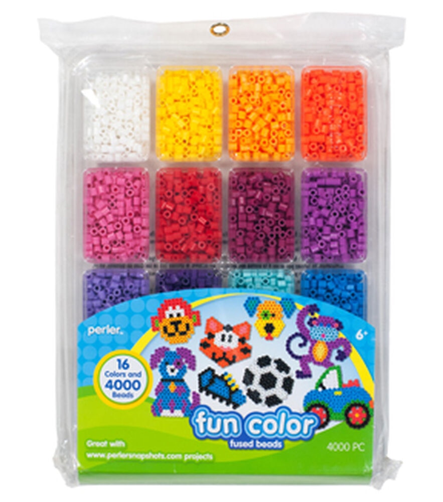 Perler 4000ct Fun Fusion Beads, Fun Color, swatch