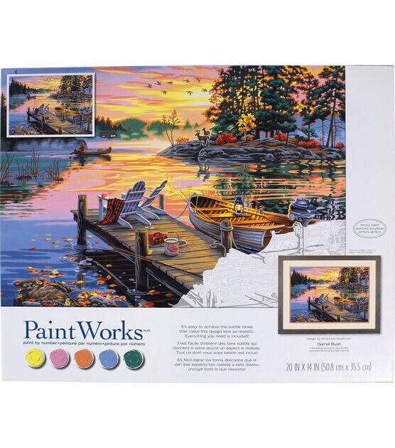As company Painting Workshop Acrylic Drawing Set Nature For Ages 10+  1038-11036