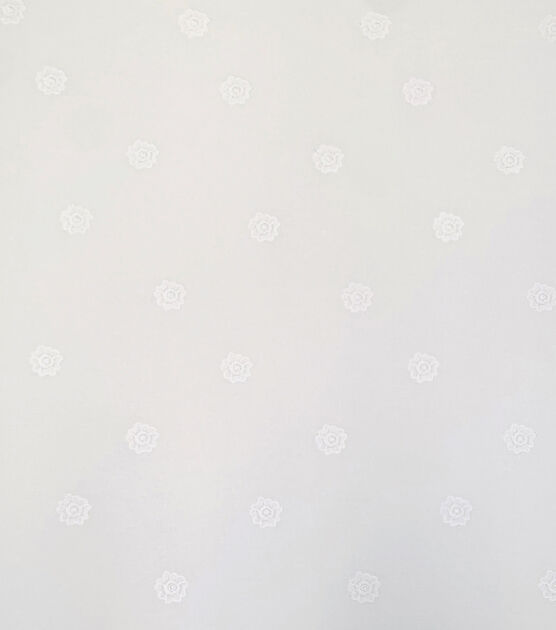 White Smocked Eyelet Cotton Fabric