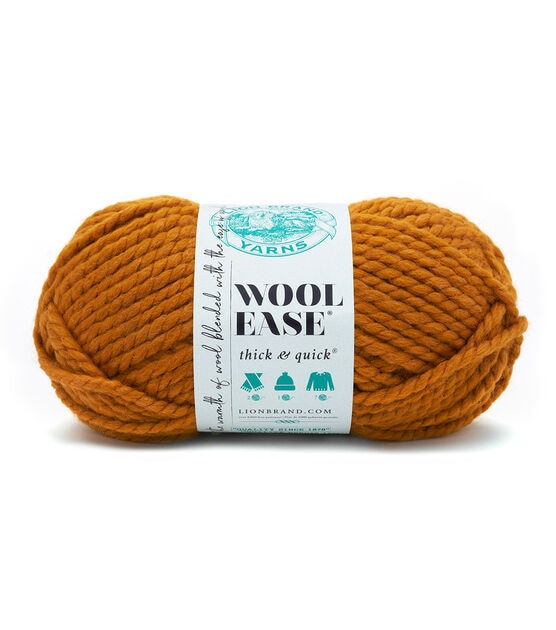 Lion Brand Wool Ease Thick & Quick Super Bulky Acrylic Blend Yarn, , hi-res, image 1