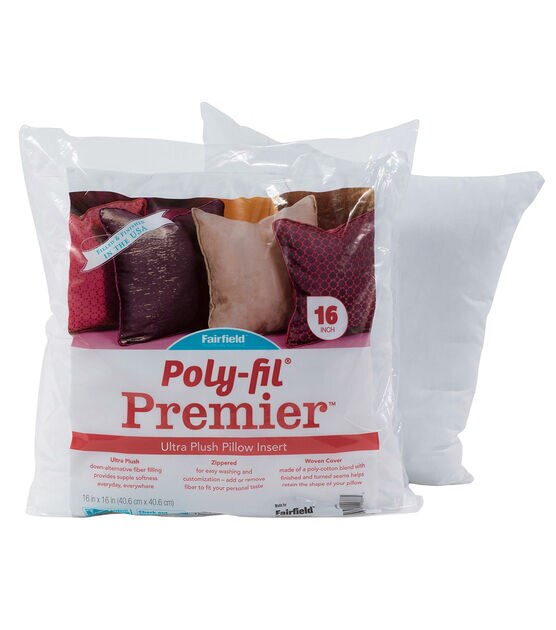 Poly Fil Premier 16x16 Accent Pillow Inserts 8 Pk