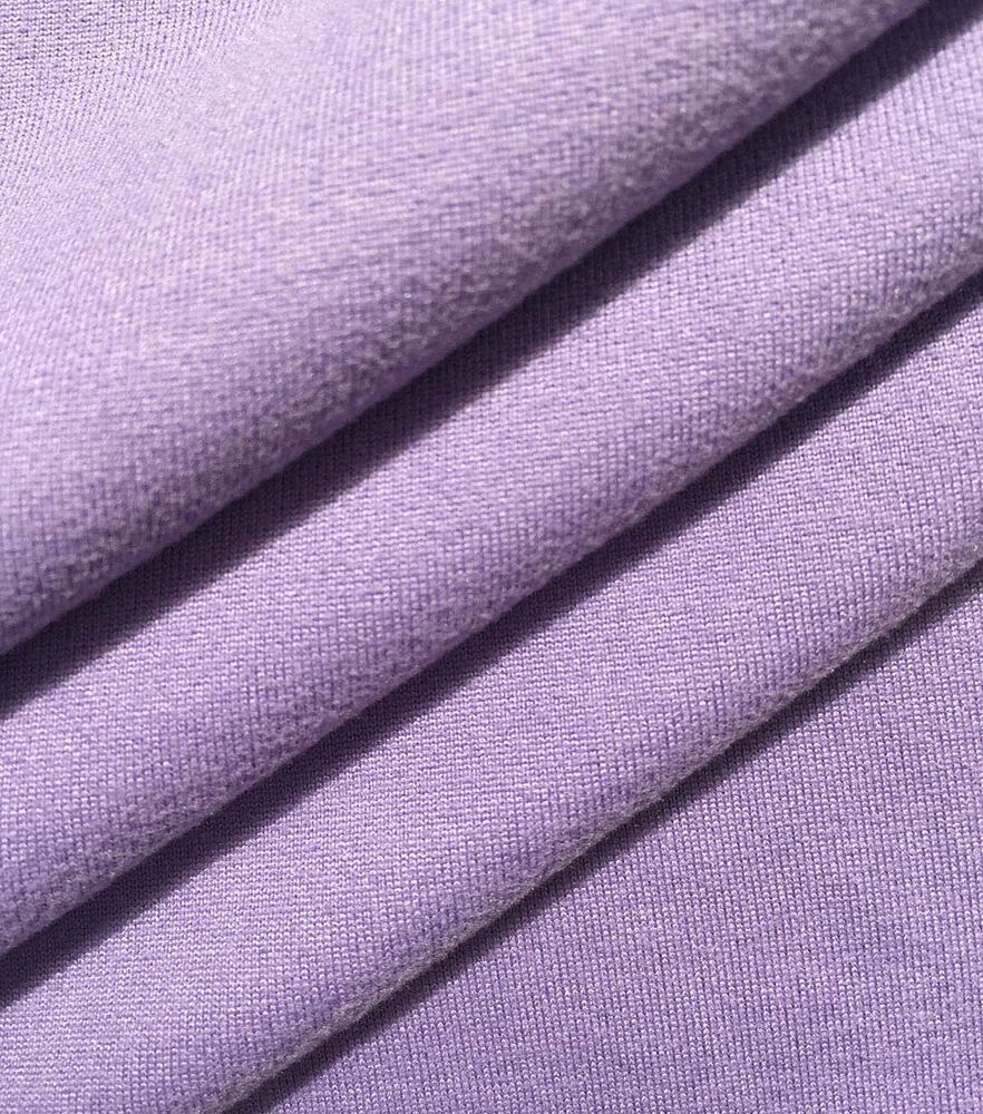 Dot Jersey Knit Fabric, Violet, swatch, image 12
