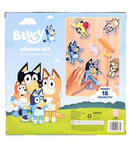 Bluey Window Art Craft Kit