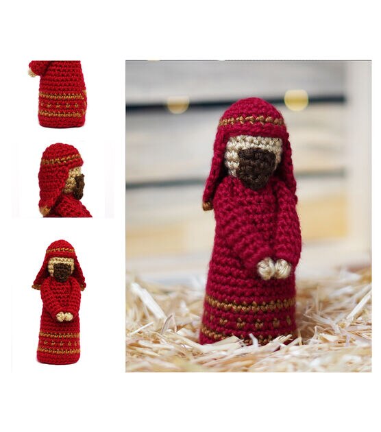 Leisure Arts Christmas Crochet Nativity Kit, , hi-res, image 15