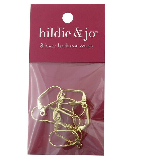 Joann Fabrics Hildie & jo 3 pk Metal & Rhinestone Fish Hook Ear