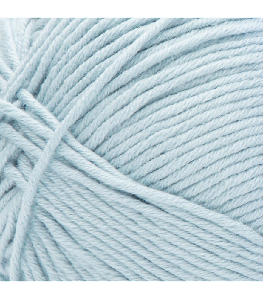 Bernat Softee 254yds Light Weight Cotton Yarn, Dusk Sky, swatch, image 5
