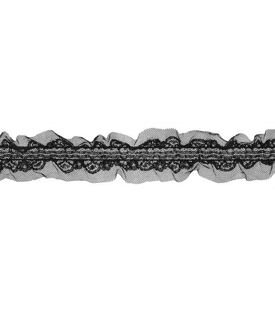 27mm Black Lace Trim