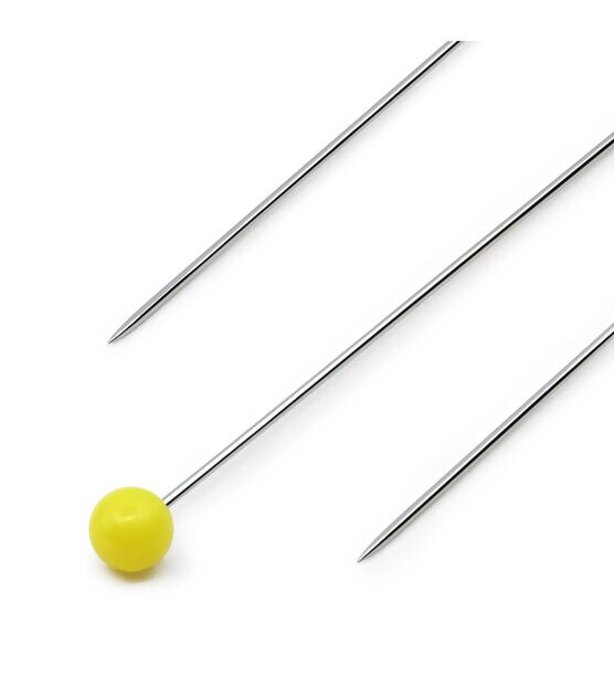 Dritz 1-3/4" Quilter's Pins, 175 pc, Yellow, Extra-Long, , hi-res, image 2