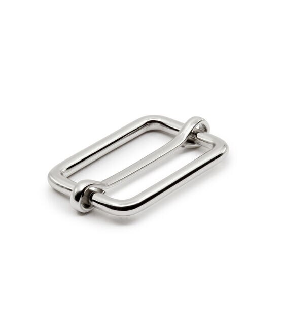 Dritz 1" Adjustable Slide Buckles, Nickel, 2 pc, , hi-res, image 2