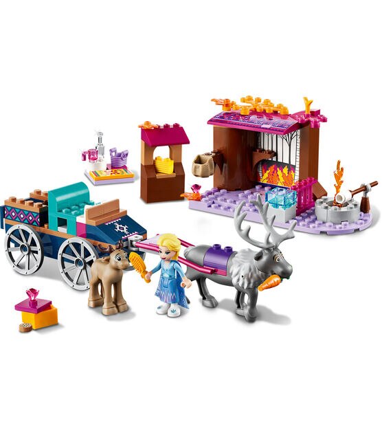 LEGO Disney Princess Elsa's Wagon Adventure 41166 Set, , hi-res, image 5