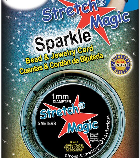 Stretch Magic Bead and Jewelry Cord, 1mm, 5M, Black