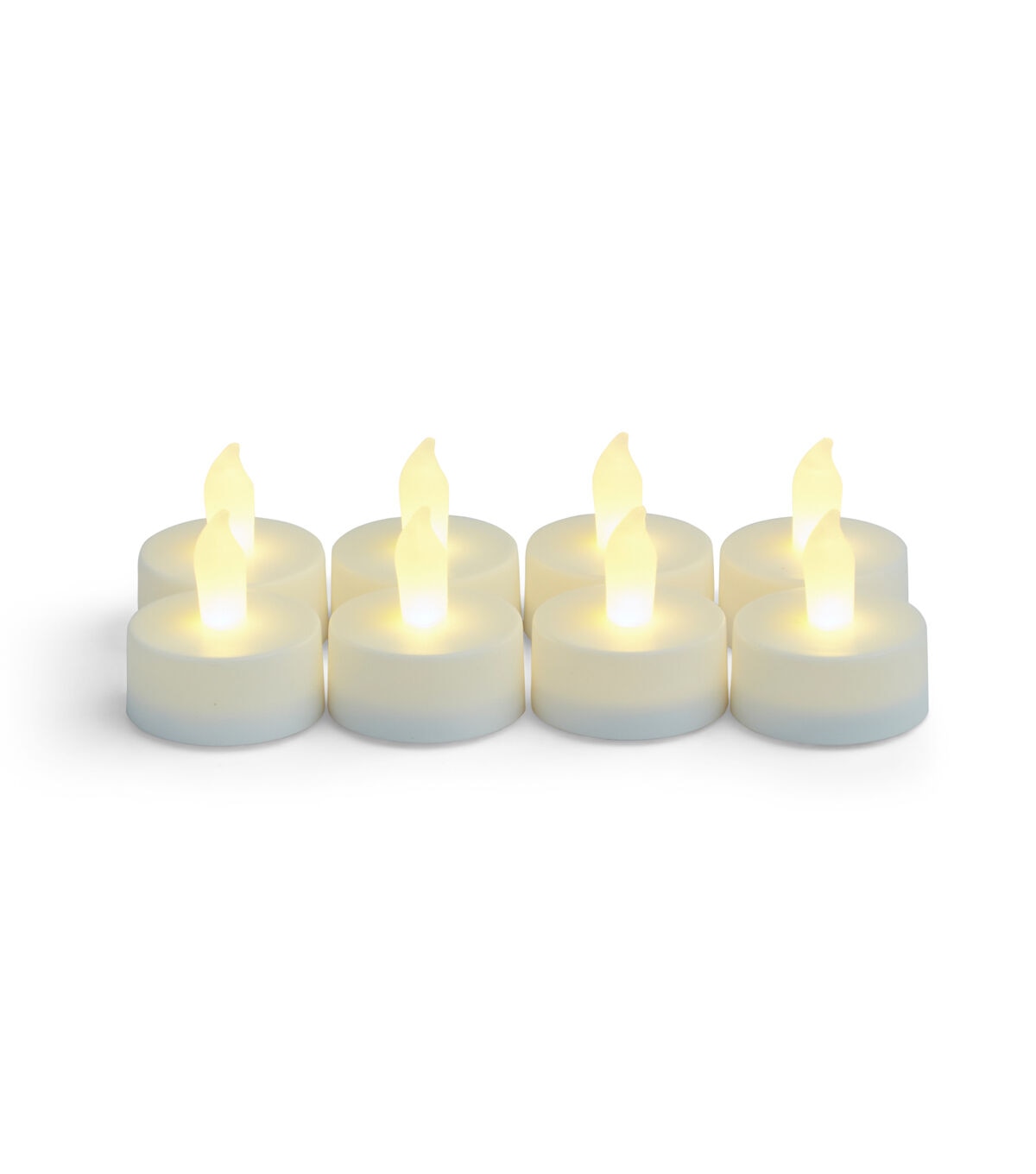 Flameless White LED Tealight Candles 8pk | JOANN