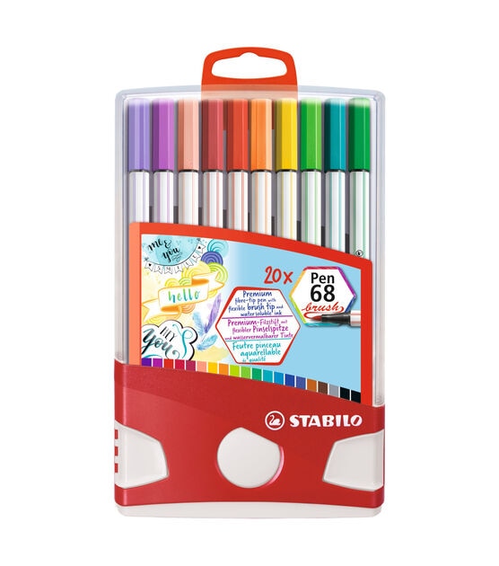 STABILO Pen 68 Tin Set, Set of 20, Multicolor