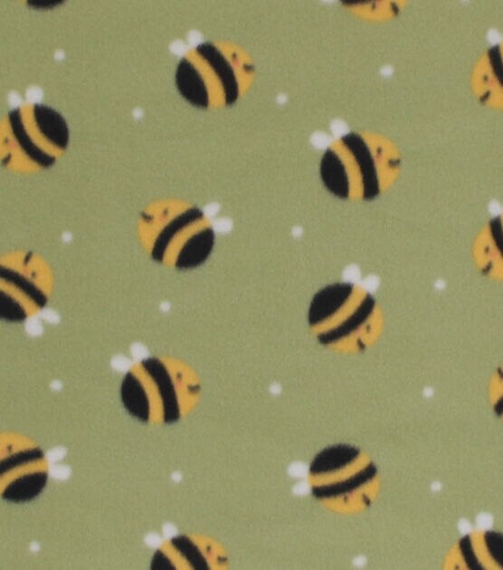 Little Bee Blizzard Fleece Fabric