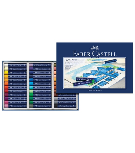 Faber-Castell 36colors Set Soft Oil Pastel Crayons Professional Color –  AOOKMIYA