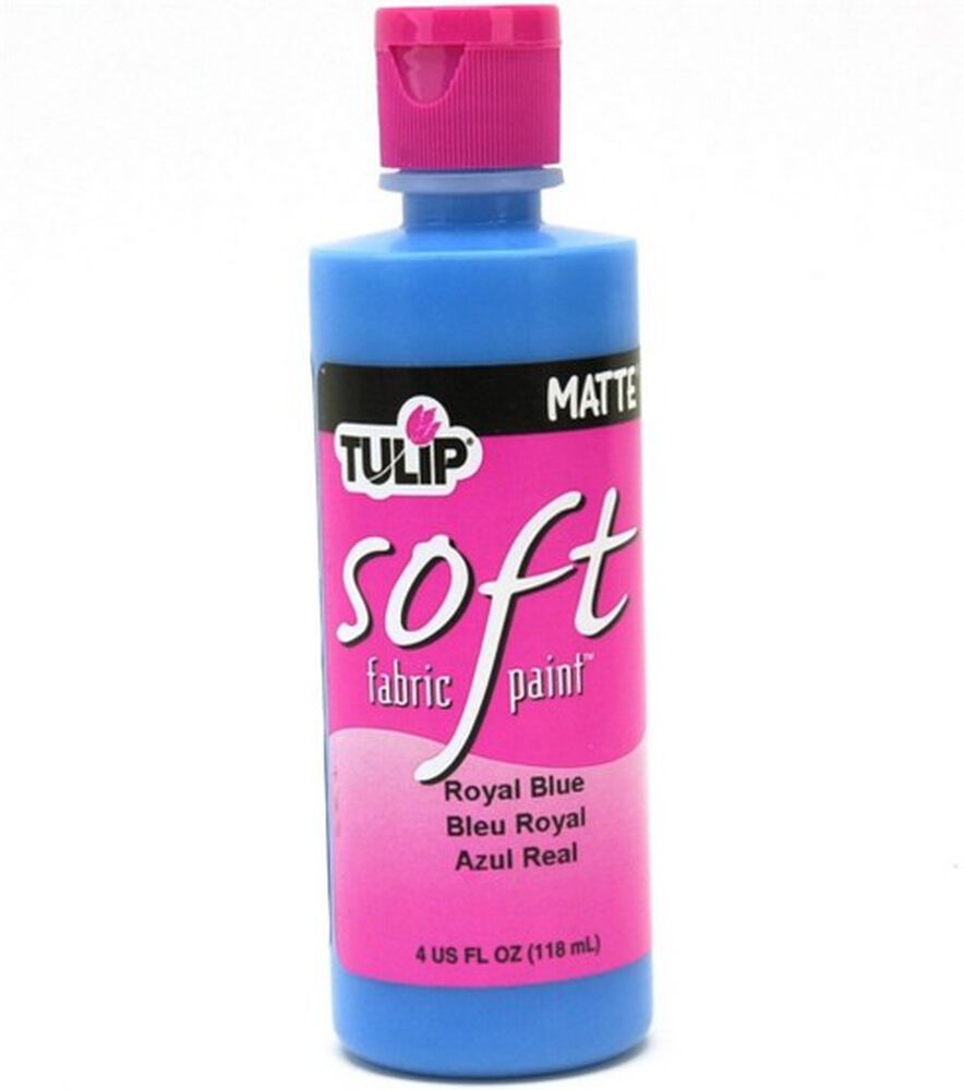 Tulip 4 fl. oz Soft Fabric Paint, Royal Blue, swatch