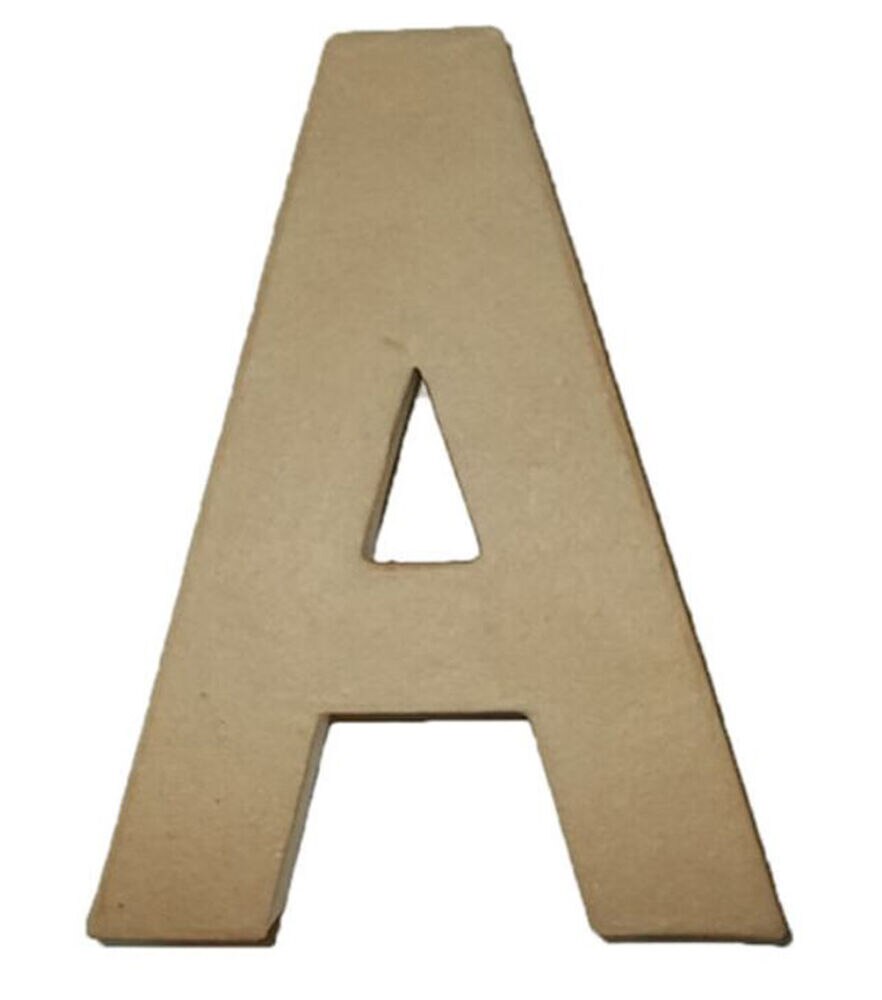 8'' Paper Mache Letter by Park Lane, Letter A, swatch, image 3