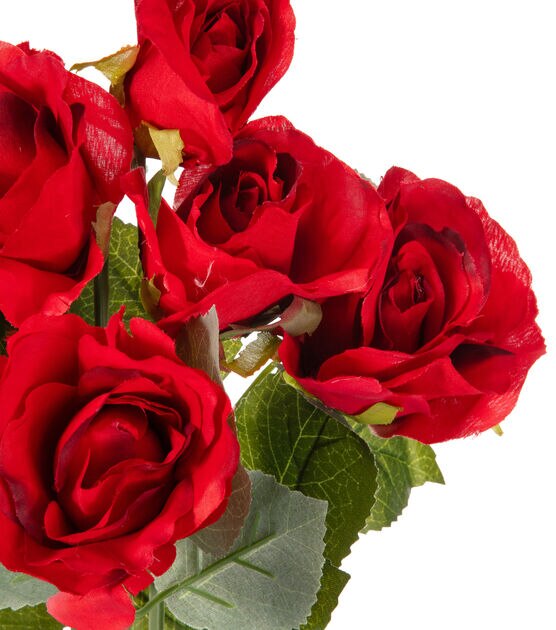 17" Bright Red Rose Bush by Bloom Room, , hi-res, image 2