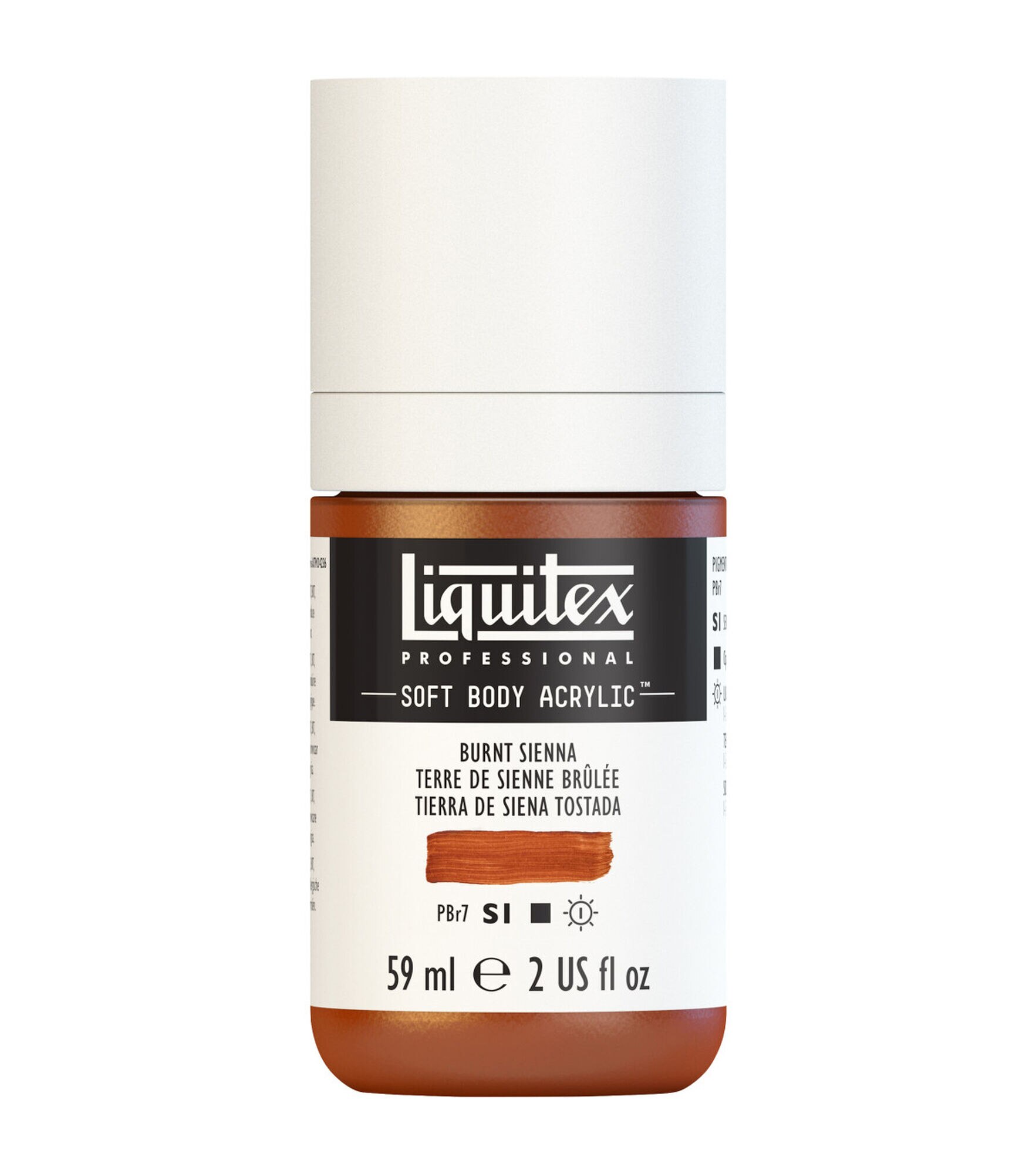 Liquitex Professional Soft Body Acrylic Color 2 oz, Burnt Sienna, hi-res