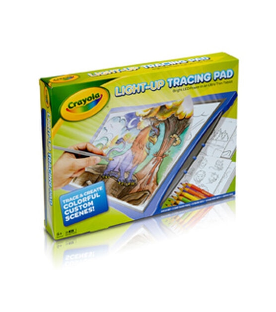 Crayola Light up Tracing Pad Specialty Paper Blue, Beginner Child