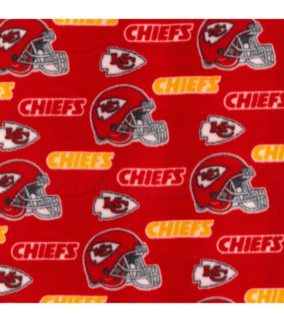 Fabric Traditions Kansas City Chiefs Fleece Fabric Helmets, , hi-res, image 2