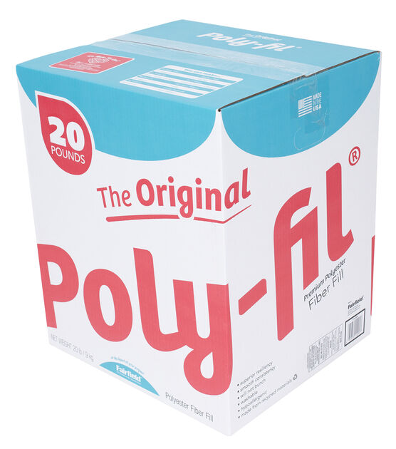 Poly-Fil Premium Polyester Fiber Fill 10lb box