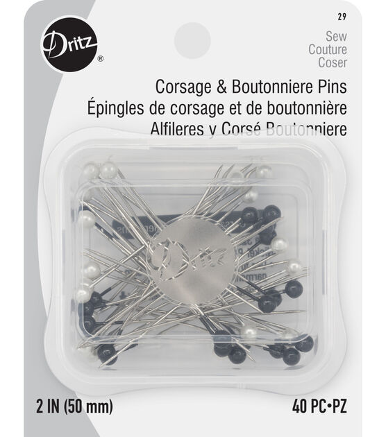 Corsage and Boutonniere Pins (2 - 40 CT), Dritz