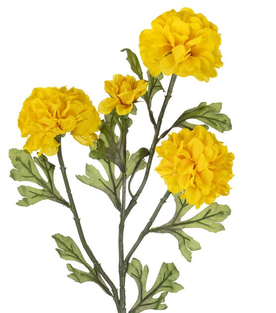 30" Yellow Marigold Stem by Bloom Room, , hi-res, image 2