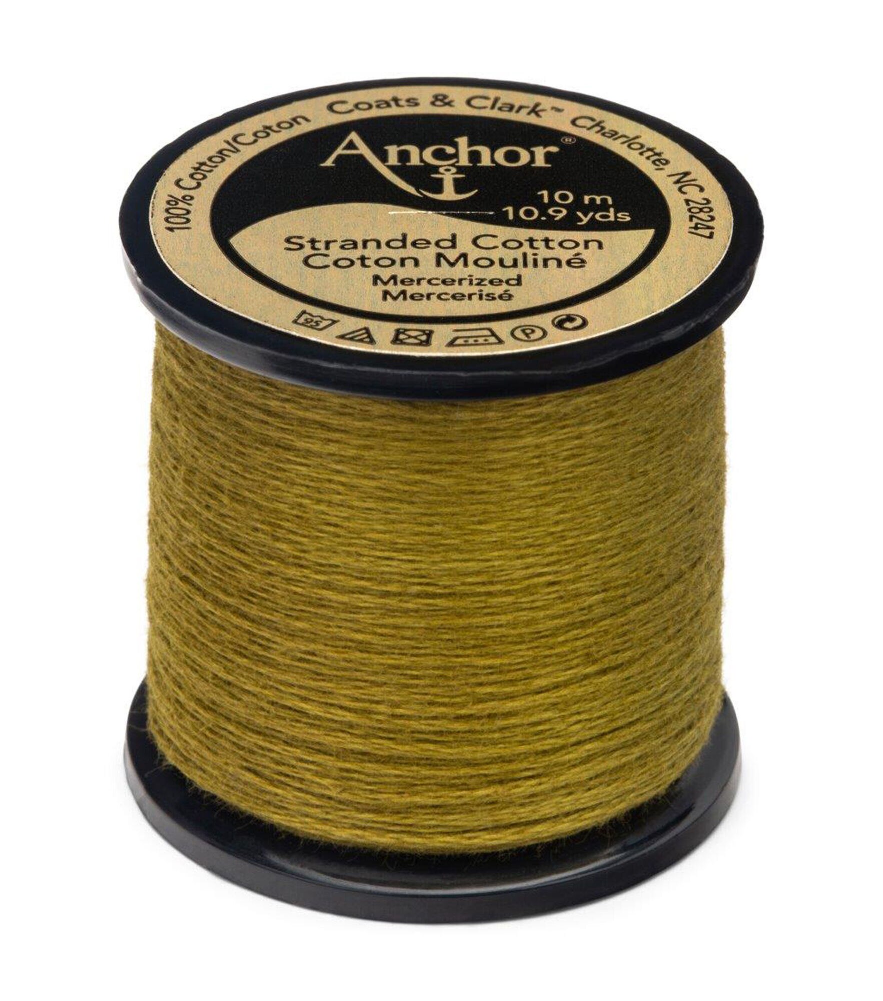 Anchor Cotton 10.9yd Greens Cotton Embroidery Floss, 281 Olive Green Dark, hi-res