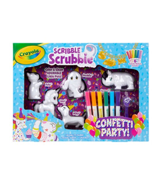 Crayola Scribble Scrubbie Peculiar Pets, Palace Playset with Yeti & Unicorn  Toys, Kids Gifts for Girls & Boys, Ages 3, 4, 5, 6