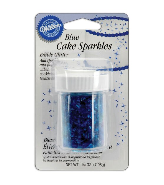 BAZIC 1lb / 16 oz Blue Glitter Bazic Products