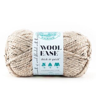 Lion Brand Yarn Two of Wands Hue & Me Terra Wool Blend Bulky Acrylic, Wool  Brown Yarn 3 Pack 