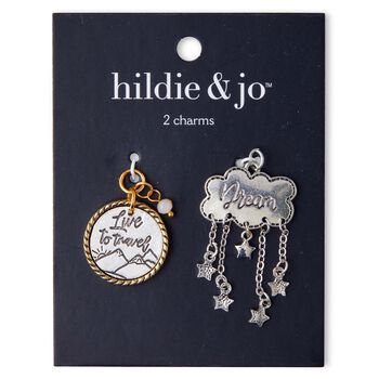 6ct Oxidized Brass Metal Bird Charms by hildie & jo