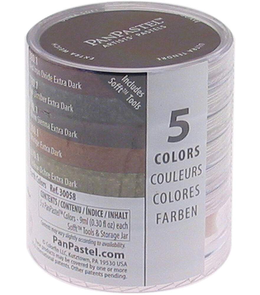 Panpastel 10 Color Extra Dark Shades Cool Set