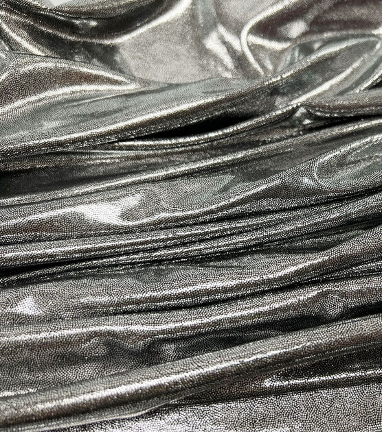 Mystique Fabric 59-Black Silver