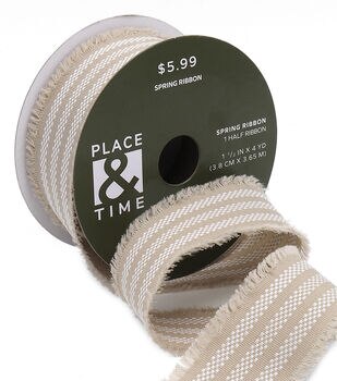 10 x 30' Metallic Natural Jute Deco Mesh by Place & Time