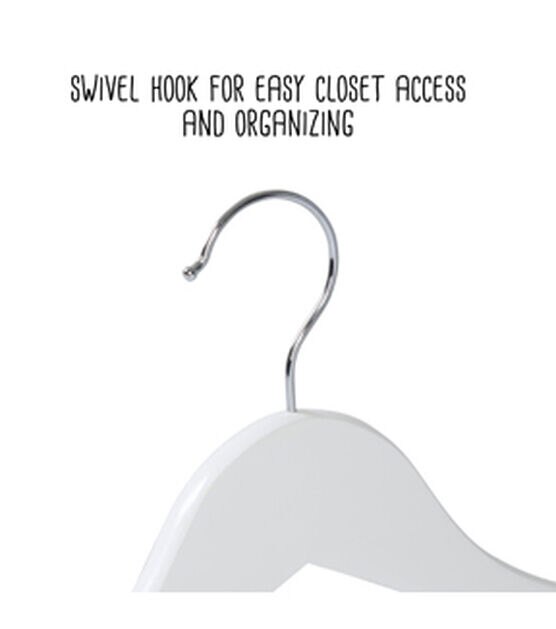 Open Swivel Hook Plastic Hangers In Bulk