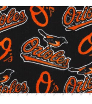 MLB Baltimore Orioles Fabric 100% Cotton 