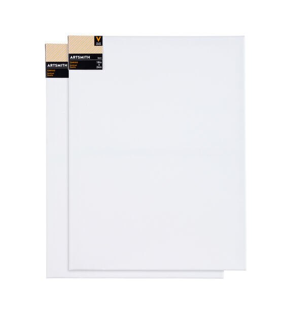 18 x 24 Value Series Cotton Canvas 2pk - Stretched Canvas - Art Supplies & Painting