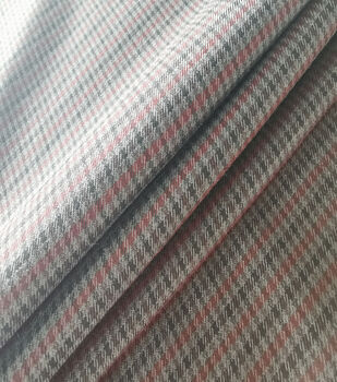 Fabric Polyester Wool Blend; BRW5002-002 Silver grey - Richard Tie