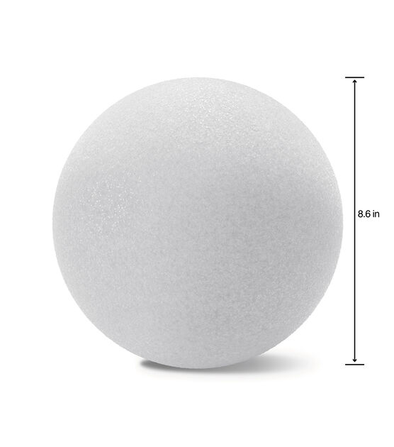 White Solid Foam Cone Foam Ball Creative Set 6 Sizes - Temu