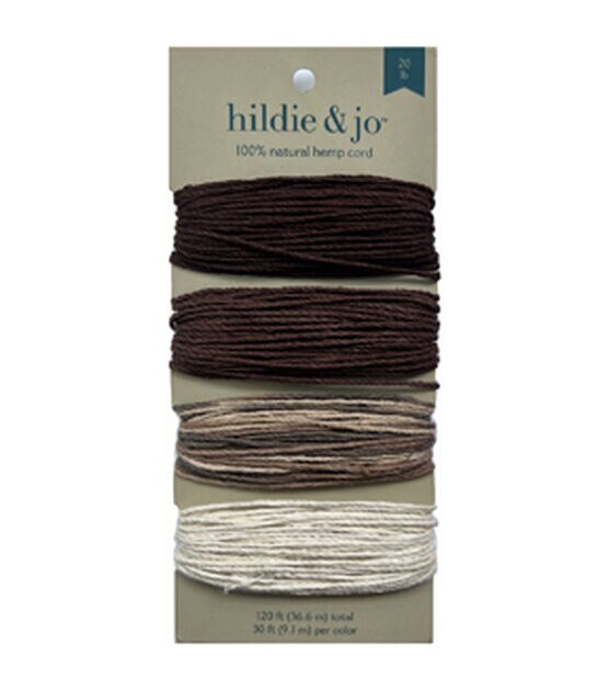 120' Earthy Natural Hemp Cords 4ct by hildie & jo