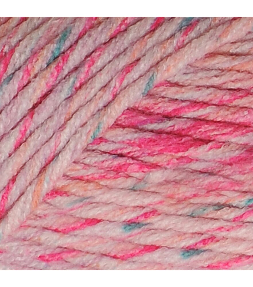 Party Worsted Acrylic Yarn by Big Twist, Cherry Blossom, swatch, image 1